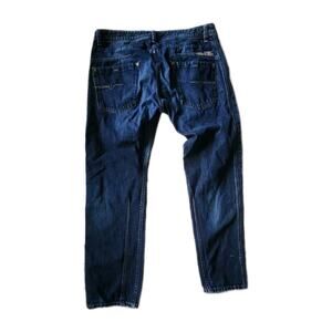 Diesel Darron Y2K Size W 34 L 30 regular slim-tapered fit jeans Dark Blue wash